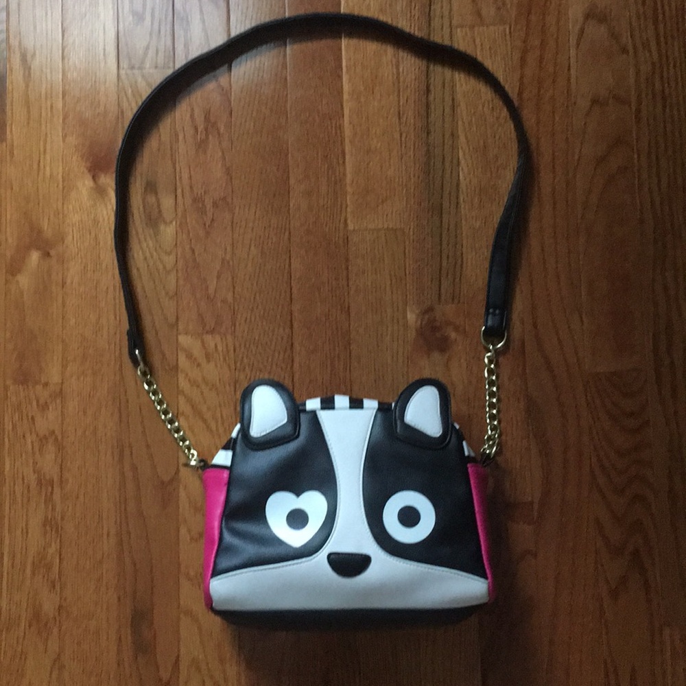 Betsey Johnson French bulldog bag
